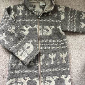 Handmade wool vintage women’s coat.